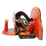 Multi Color hand Embossed  Elephant Face Wall Shelf - Image 3