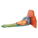 Multi Color Hand Embossed Peacock Bird Wooden Wall Shelf - Image 2