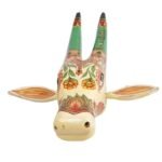 Wooden Cow head Wall Hanging - Image 3
