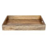 Mango Wood Rectangle Serving Tray - Image 2