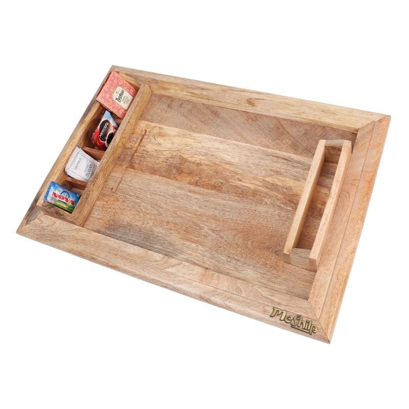 131-2.jpg Mango Wood Rectangle Serving Tray - Image 1