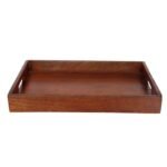 Mango Wood Rectangle Serving Tray - Image 2