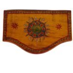 Multi Color Hand Embossed Parrot Bird Wooden Wall Shelf - Image 4