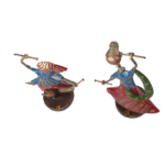 Iron Decorative Garba Dancing Couple  Show piece for home,Office  Decor. - Image 2