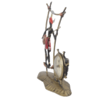 Iron Tribal Men Decorative Musician Show piece for home,Office  Decor. - Image 2