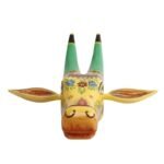 Wooden Cow head Wall Hanging - Image 3