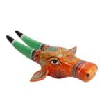 Wooden Cow head Wall Hanging - Image 4