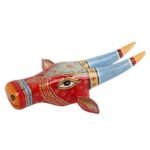 Wooden Cow head Wall Hanging - Image 3