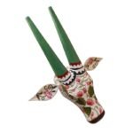 Wooden Cow head Wall Hanging - Image 4