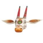 Wooden Cow head Wall Hanging - Image 3