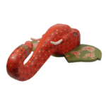 Multi Color Hand Embossed  Wall Hanging Elephant Face - Image 4