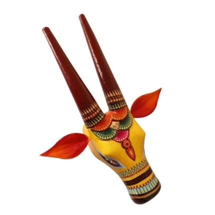 Wooden Cow head Wall Hanging