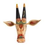 Wooden Cow head Wall Hanging - Image 2