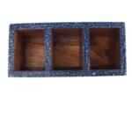 Mango Wood hand Painted  Knifes/ Spoon Holder - Image 4