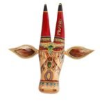 Wooden Cow head Wall Hanging - Image 3