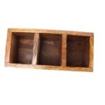 Mango Wood hand Painted  Knifes/ Spoon Holder - Image 3