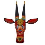 Wooden Cow head Wall Hanging