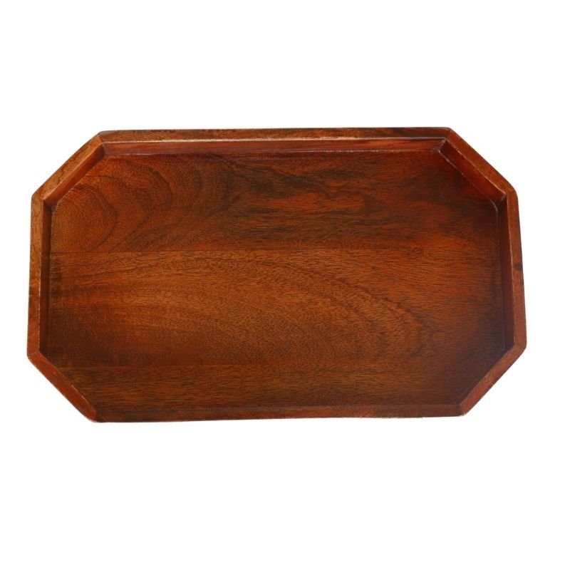 9.1-2.jpg Mango Wood Eight Corner Serving Tray - Image 1