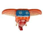 Multi Color Hand Embossed  Wall Hanging Elephant Face - Image 4